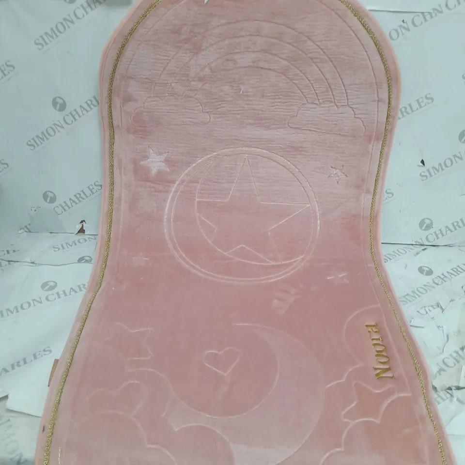 PERSONALISED PINK LUXURY PRAYER MAT FOR KIDS