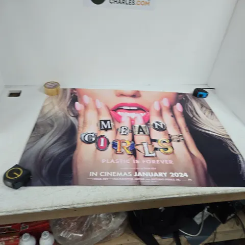 MEAN GIRLS PROMOTIONAL POSTER – 'PLASTIC IS FOREVER' (UNFRAMED) 