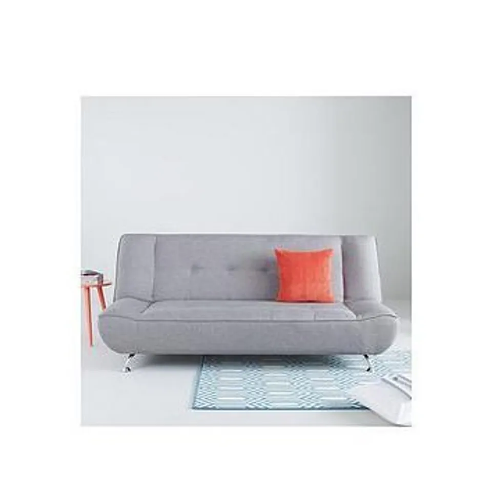 BOXED LIMA FABRIC SOFA BED - GREY (1 BOX) RRP £349