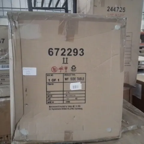 BOXED MENZLES SIDE TABLE 