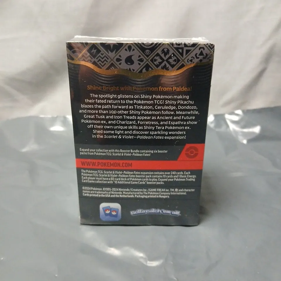 SEALED POKÉMON SCARLET & VIOLET PALDEA FATES BOOSTER BUNDLE 