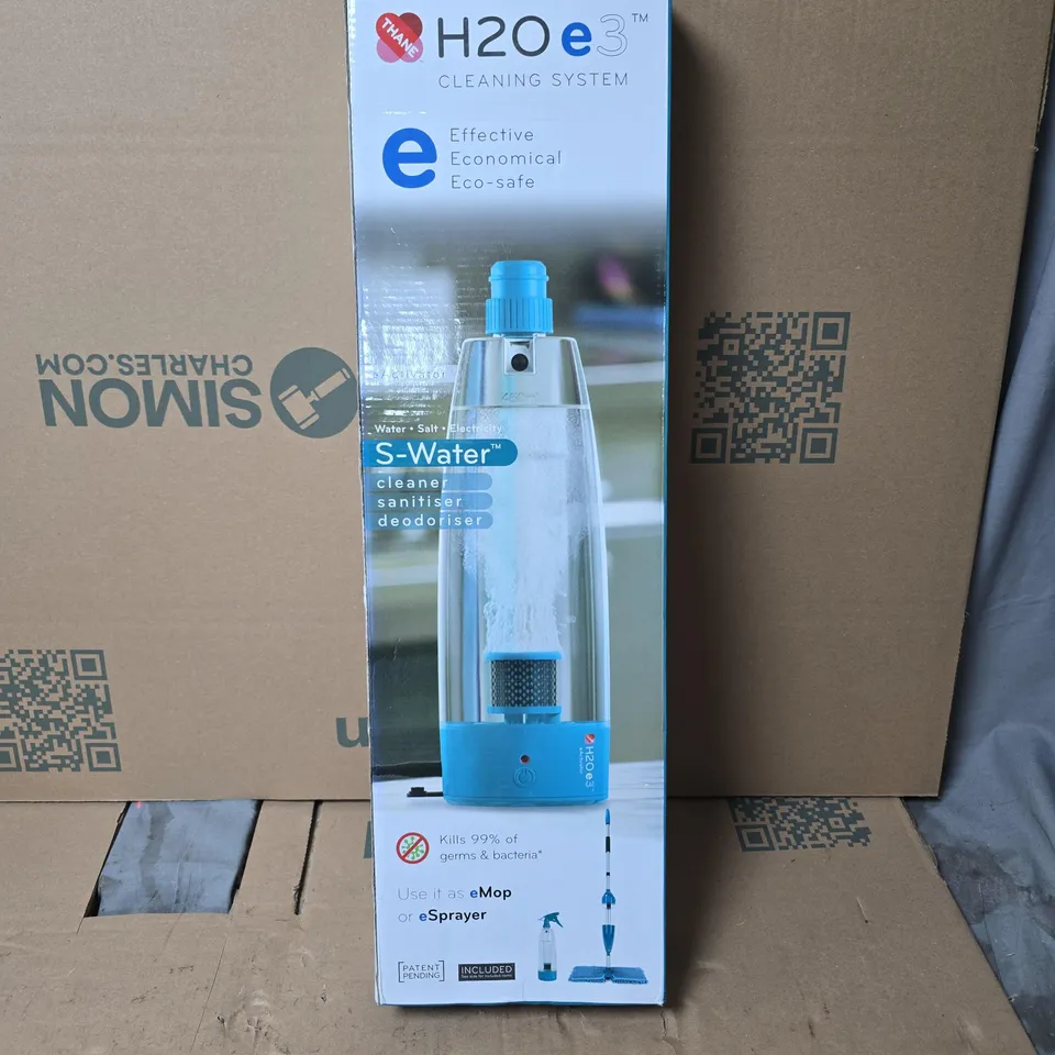 H2O E3 CLEANING SYSTEM WITH S-WATER – BOXED