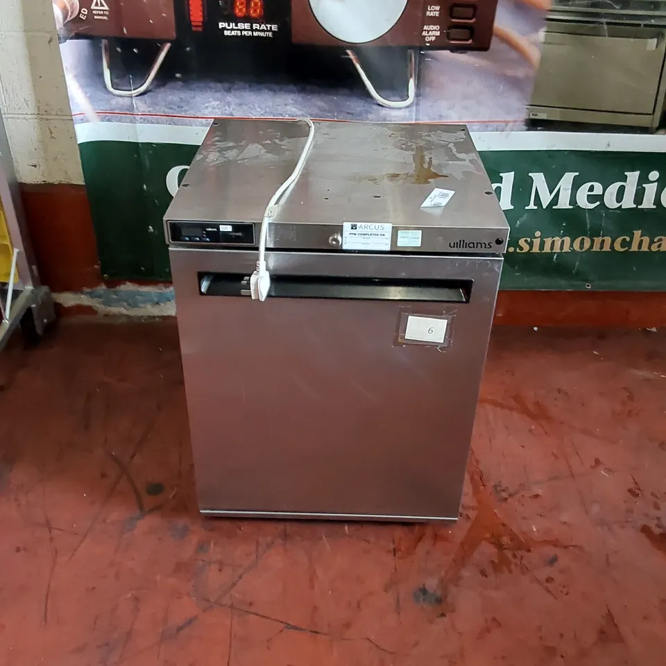 WILLIAMS HA135SS R290 R1 UNDER COUNTER COMMERCIAL FRIDGE