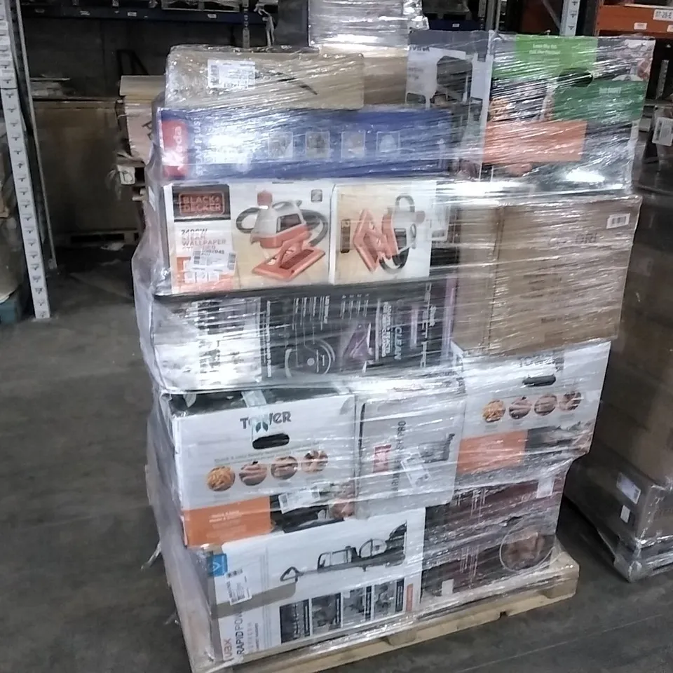 PALLET OF APPROXIMATELY 27 UNPROCESSED RAW RETURN HOUSEHOLD AND ELECTRICAL GOODS TO INCLUDE;