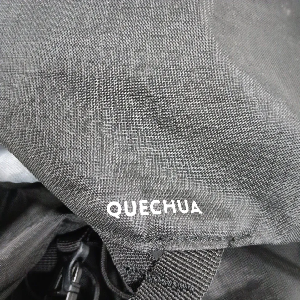 QUECHUA 35L BACKPACK – BLACK/GRAY