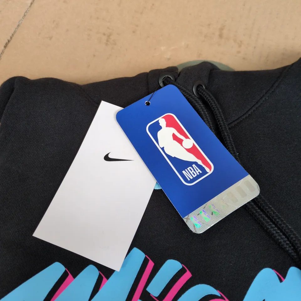 NIKE NBA MIAMI HOODIE – MEN'S LARGE, BLACK SIZE L