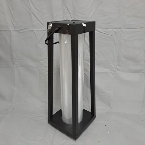 GARDEN REFLECTIONS 3D EFFECT SOLAR LANTERN LIGHT WITH METAL FRAME