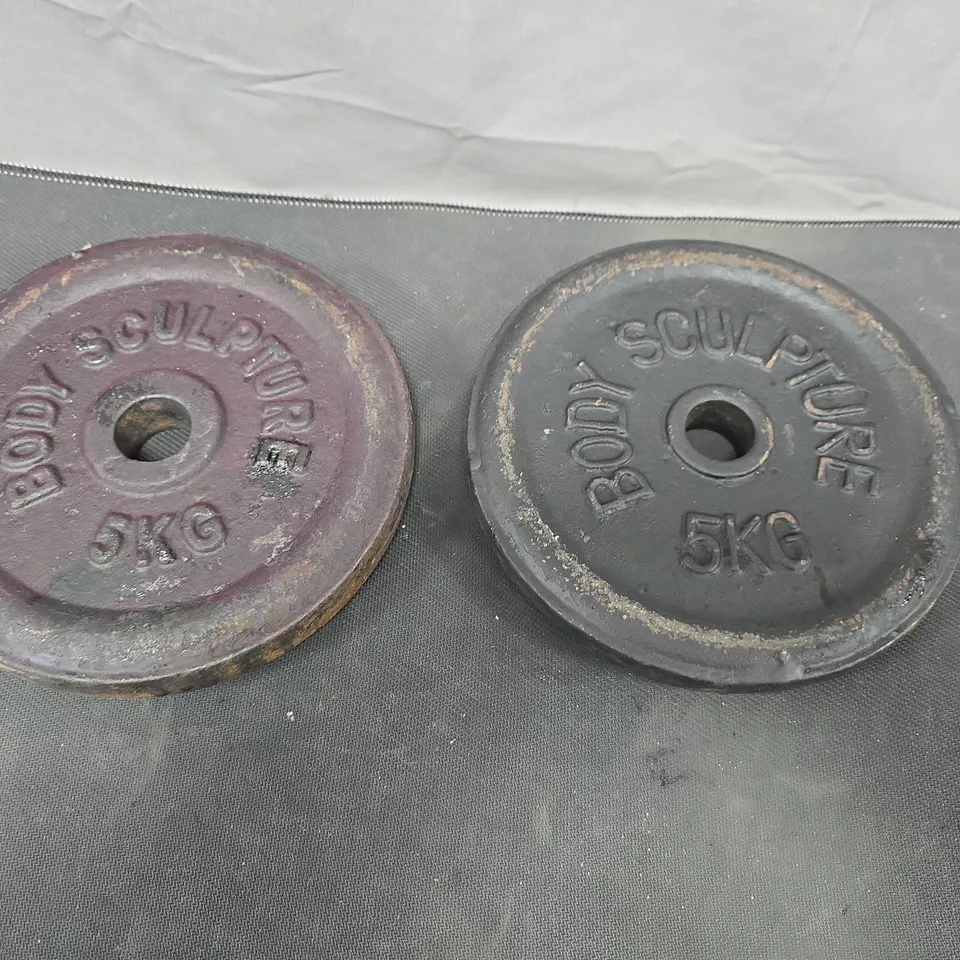 BODY SCULPTURE 5KG WEIGHT PLATES – SET OF 2