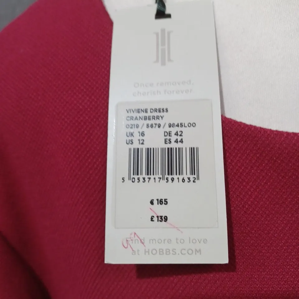 HOBBS VIVIENE DRESS SIZE 16