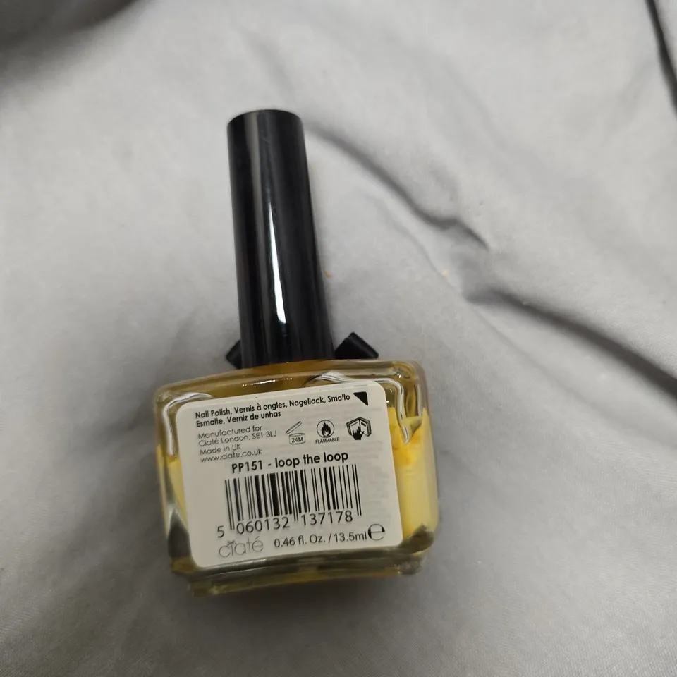 CIATÉ LONDON PAINT POTS NAIL POLISH – LOOP THE LOOP (PP151) – YELLOW