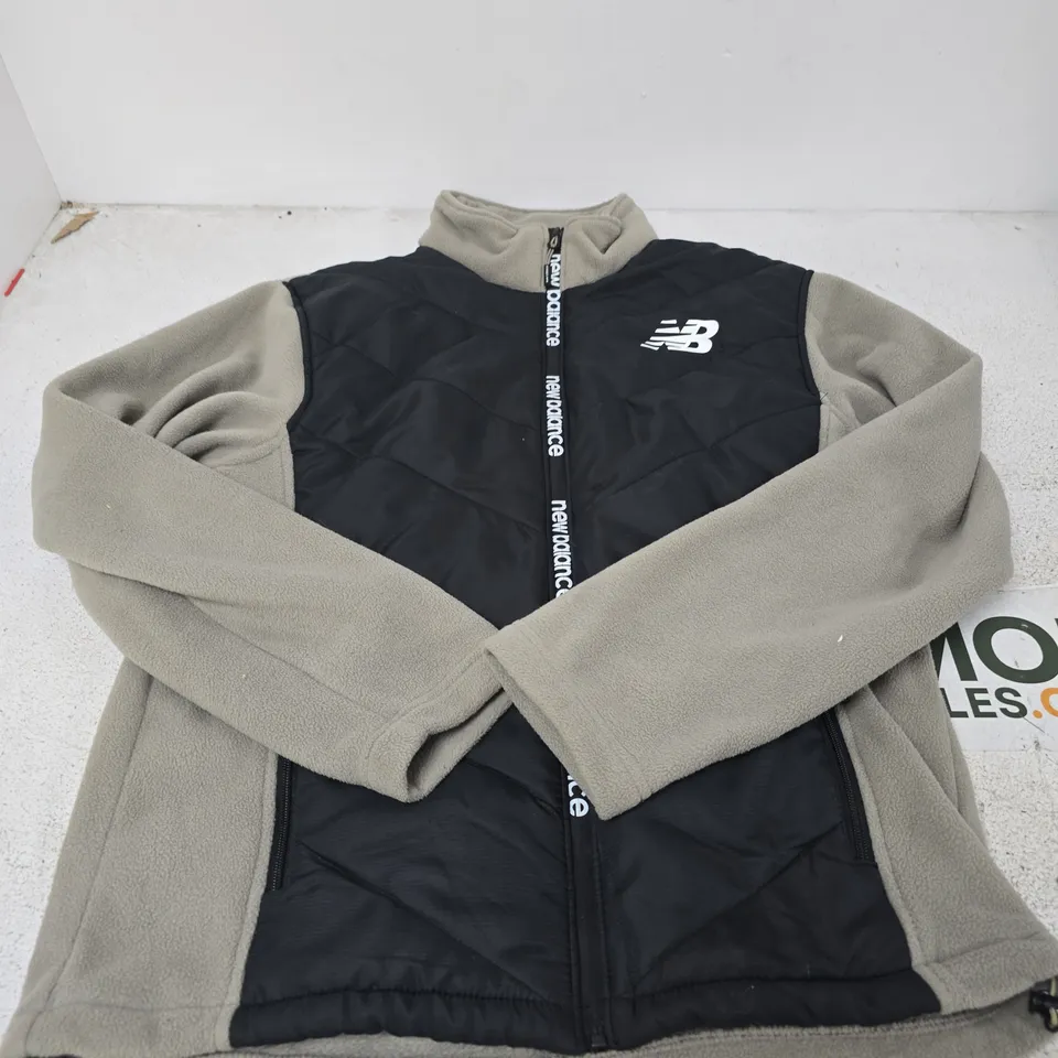 NEW BALANCE MEN'S FLEECE JACKET – SIZE M