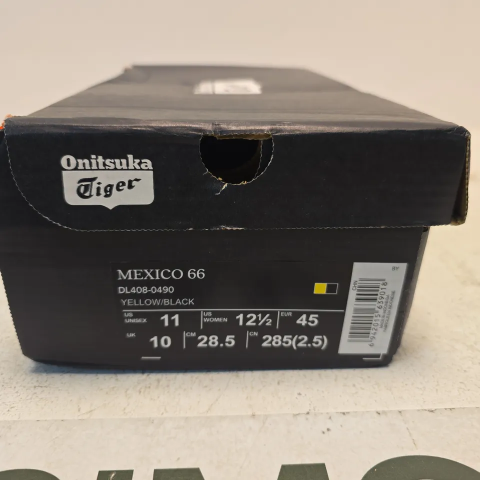 ONITSUKA TIGER MEXICO 66 YELLOW/BLACK SNEAKERS – UK10 (US11) ON BOX