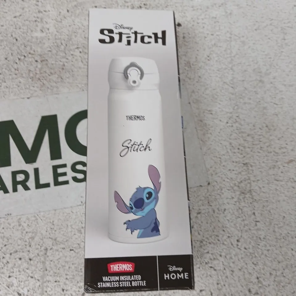 DISNEY STITCH THERMOS VACUUM INSULATED BOTTLE