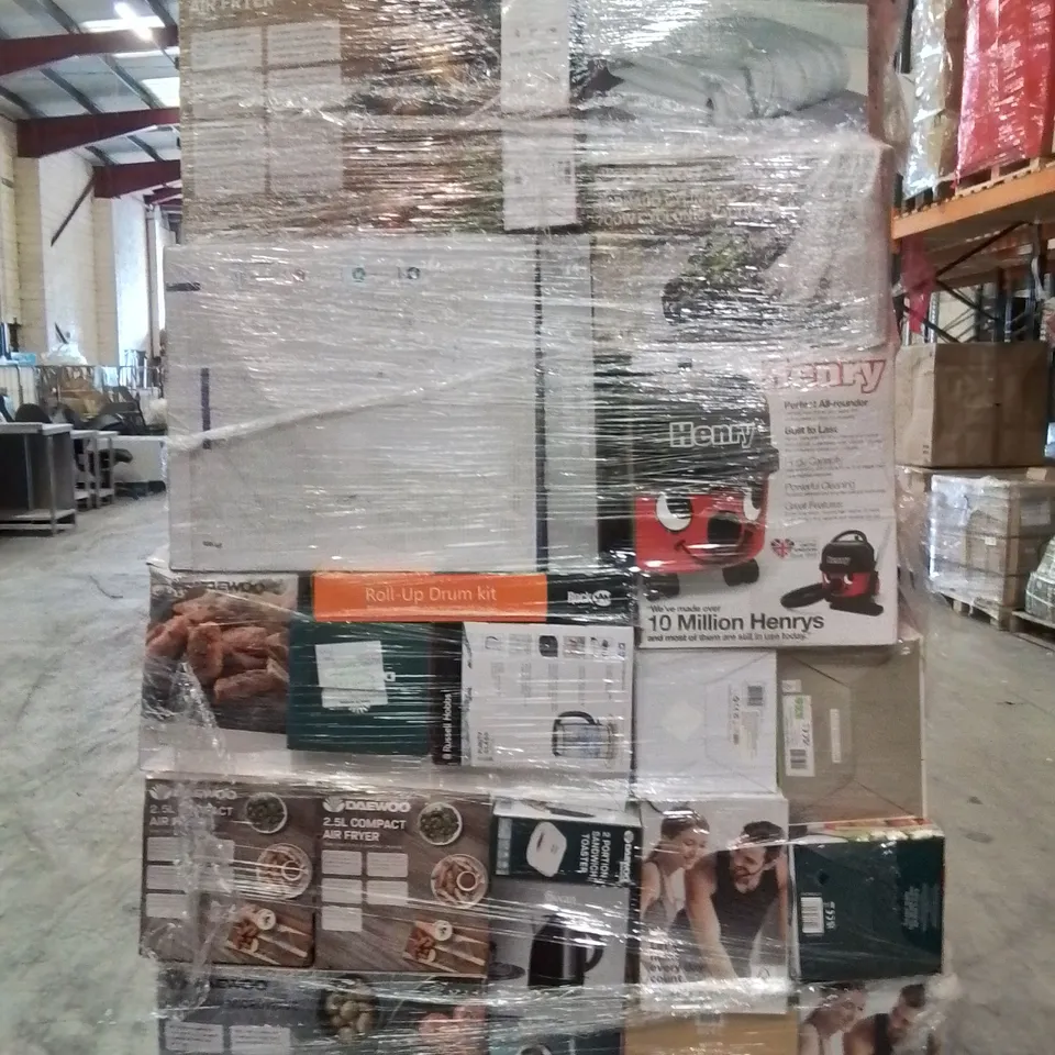 PALLET CONTAINING A LARGE QUANTITY OF ELECTRICAL PRODUCTS TO INCLUDE;HEATED BLANKET,JELLYFISH LAMP,FAN HEATER