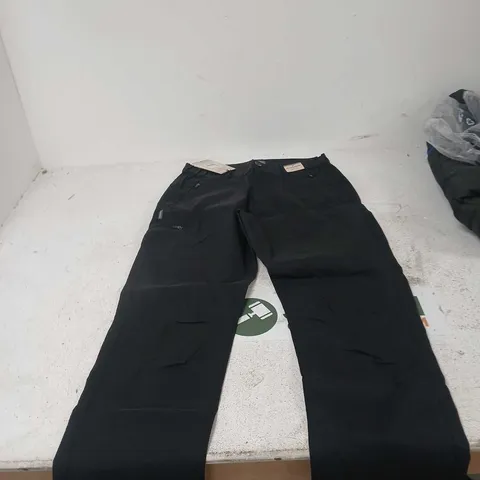 CRAGHOPPERS BLACK OUTDOOR TROUSERS, WAIST 32 (EU 48), SHORT LENGTH