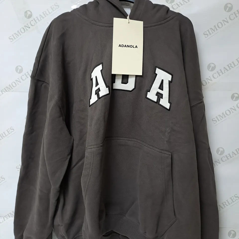 ADANOLA ADA OVERSIZED HOODIE COFFEE BEAN- LARGE