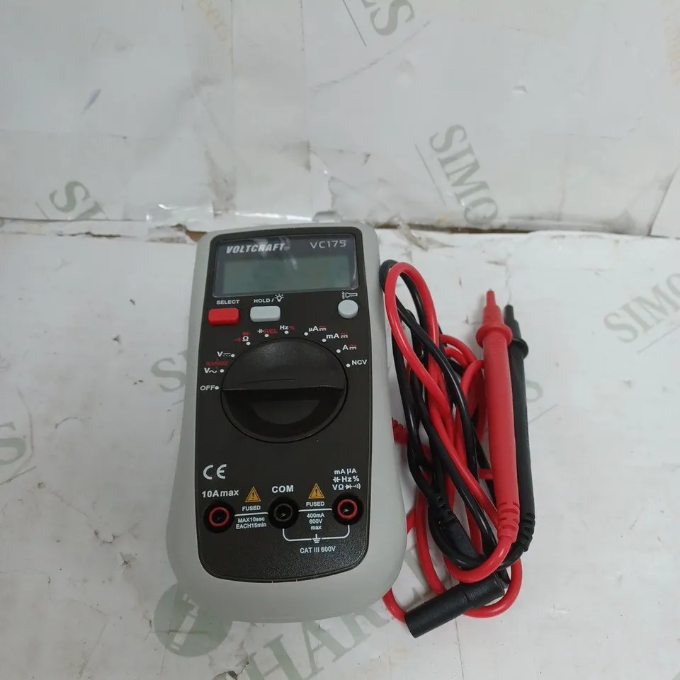 VOLTCRAFT VC130-1 DIGITAL MULTIMETER 2000 COUNTS CAT III 250V