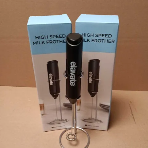2 BOXED ELAVATE HIGH SPEED MILK FROTHERS