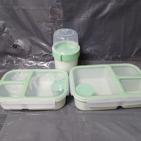 LOCKNLOCK 5 PC COOKWARE SET IN GREEN