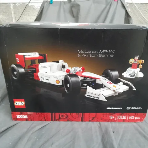 BOXED LEGO MCLAREN MP4 & AYRTON SENNA 10330