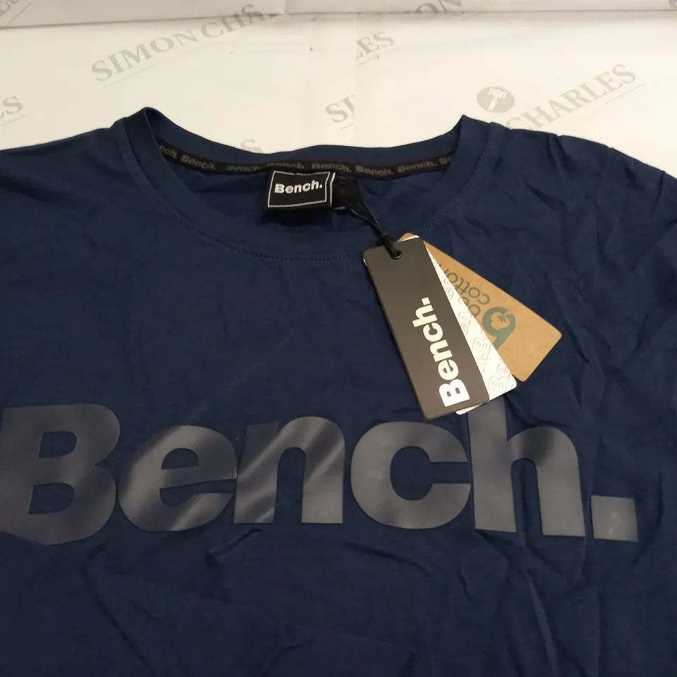 BENCH LONG SLEEVE NAVY T-SHIRT - L
