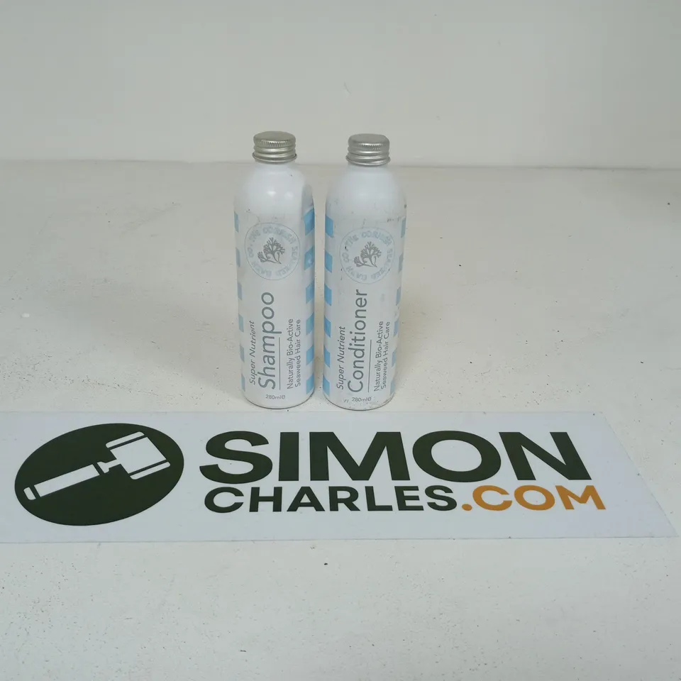THE CORNISH SEAWEED SHAMPOO & CONDITIONER SET – 2 × 280ML