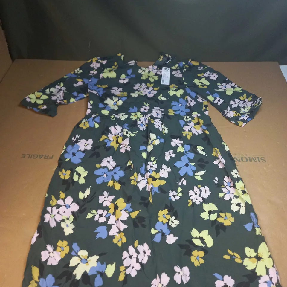 RACHEL MIDI BELLA FLORAL DRESS SIZE 10
