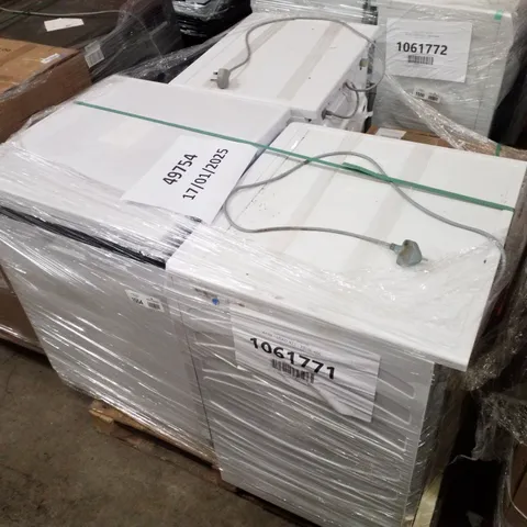 PALLET OF APPROXIMATELY 4 UNPROCESSED RAW RETURN WHITE GOODS TO INCLUDE