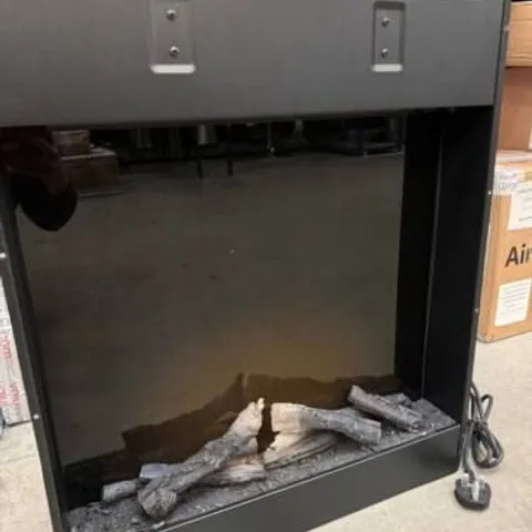 BOXED ADAM CHESTERFIELD ELECTRIC FIREPLACE BOX REPLACEMENT ONLY