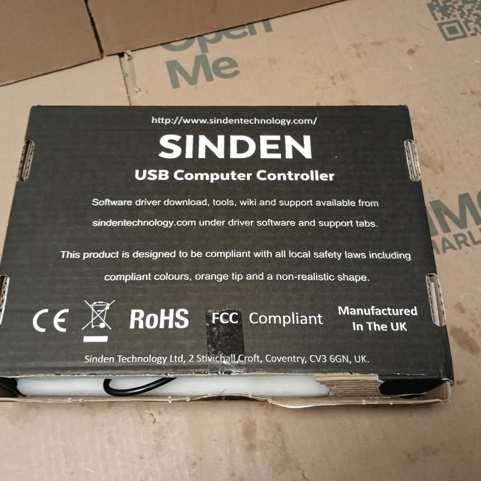BOXED SINDEN USB COMPUTER CONTROLLER - BLACK