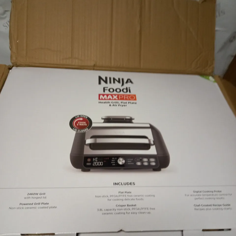 NINJA MAX HEALTH GRILL & AIR FRYER 