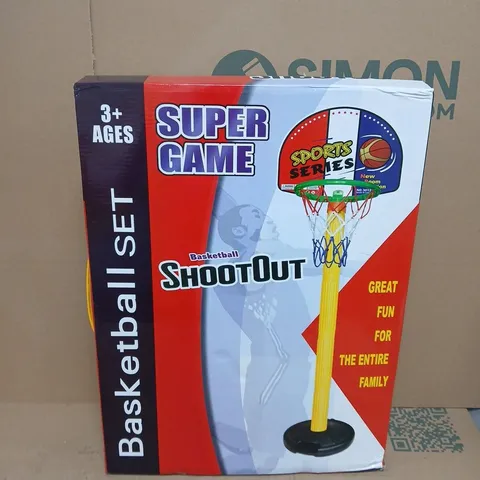 BASKETBALL SHOOTOUT TOY SET – KIDS BASKETBALL GAME, 3+ AGES, BOXED