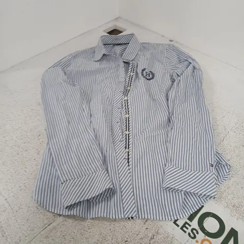 TOMMY HILFIGER STRIPED SHIRT – WOMEN’S, FITTED, UK SIZE 6