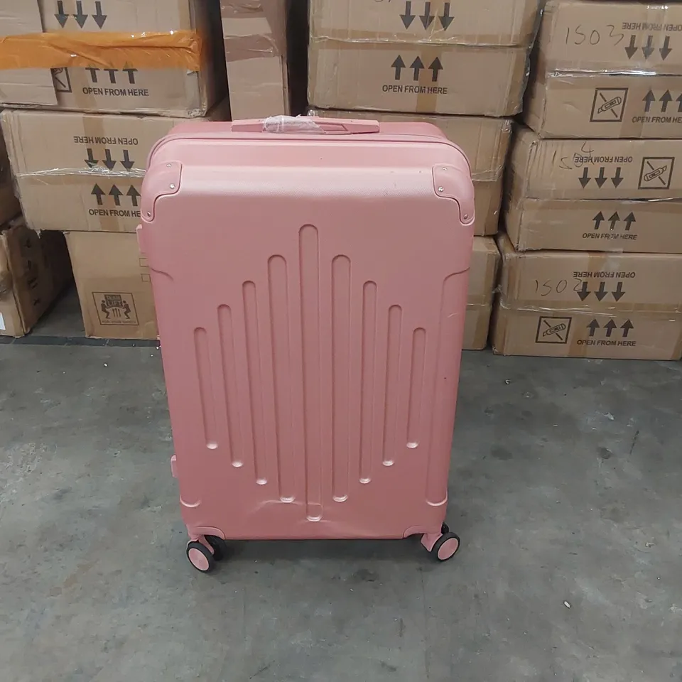 BOXED HARDSHELL SUITCASE - PINK
