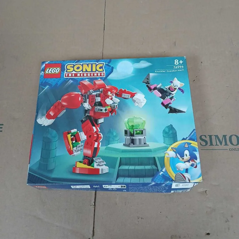 BOXED LEGO SONIC KNUCKLES’ GUARDIAN MECH TOY 