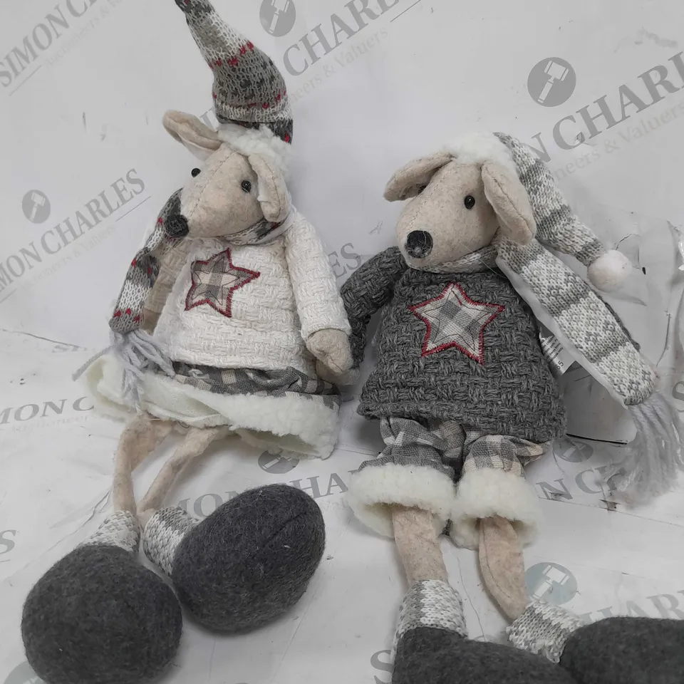 50CM SITTING MICE - BOY AND GIRL RRP £25.99