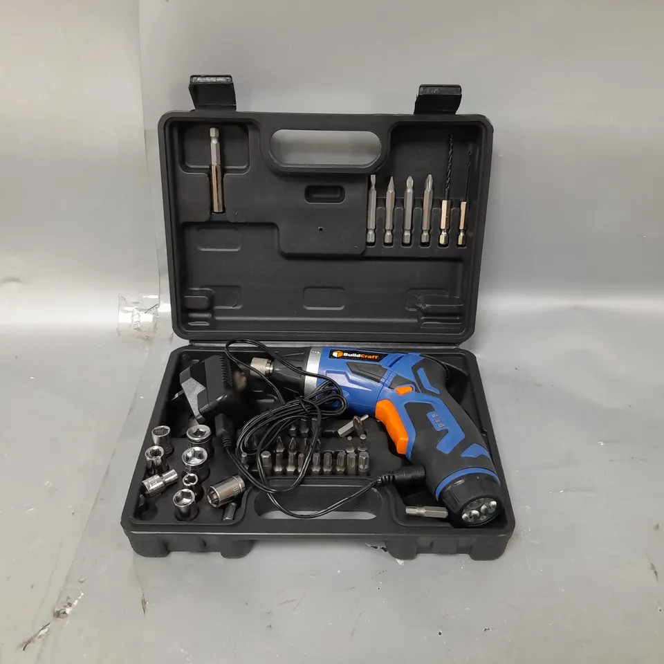 BOXED BUILDCRAFT TWIST HANDLE 3.6V SCREWDRIVER SET