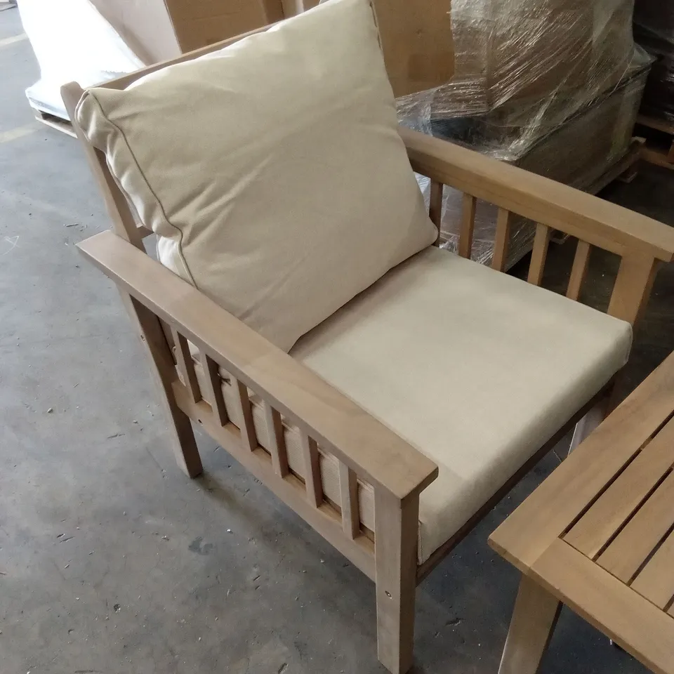 DESIGNER OUTDOOR PATIO SOFA SET WITH COFFEE TABLE