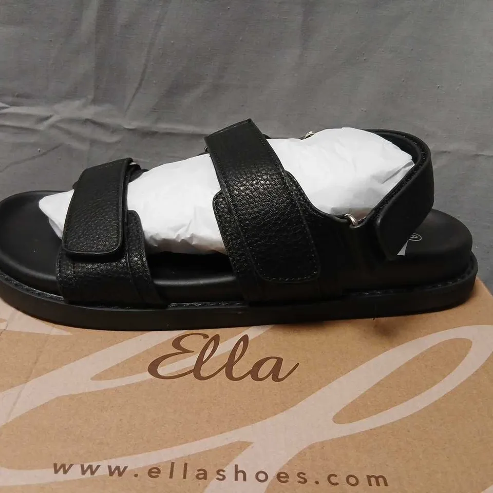 ELLA PALOMA SANDALS, BLACK, UK 8