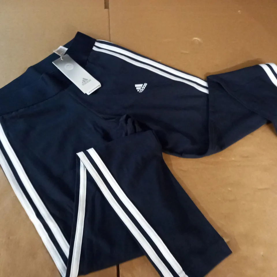 ADIDAS BLACK LEGGINGS - UK S