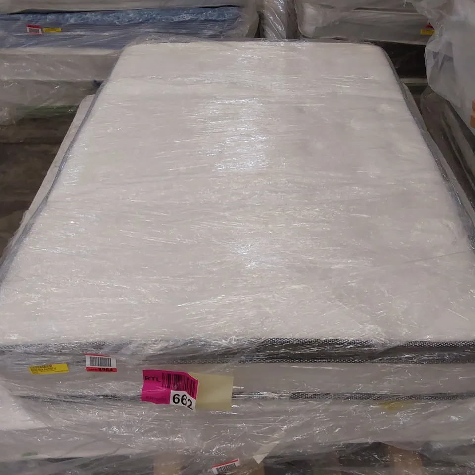 QUALITY BAGGED 4'6" CALTHORPE PILLOW TOP POCKET SPRUNG MATTRESS