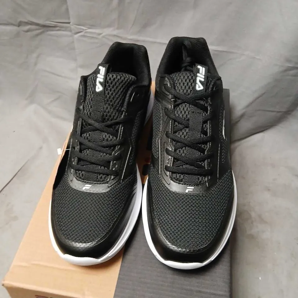 FILA BLACK MESH TRAINERS – MEN'S UK 10 (US 11)