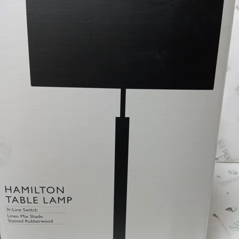 BOXED JOHN LEWIS HAMILTON TABLE LAMP