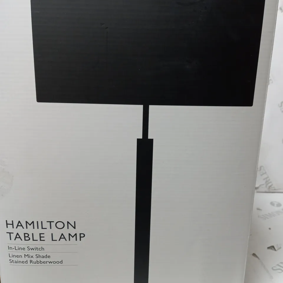 BOXED JOHN LEWIS HAMILTON TABLE LAMP