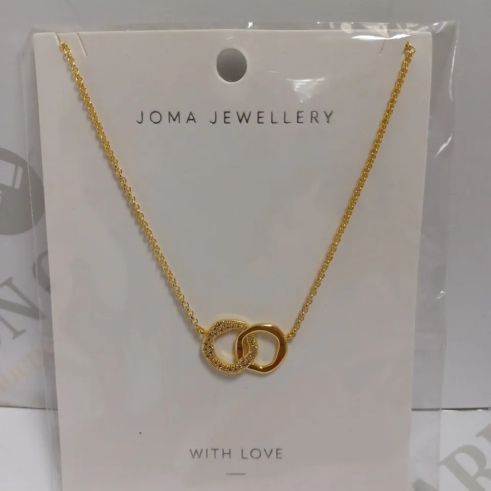 JOMA JEWELLERY GOLD EFFECT DUO LOOP NECKLACE