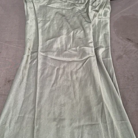 NOBODY'S CHILD GAIA MAXI DRESS IN GREEN SIZE UK 10