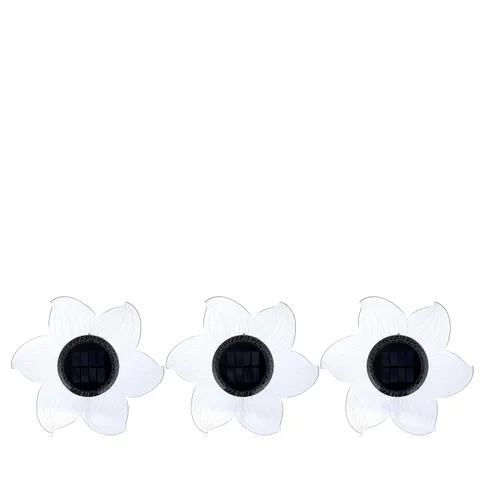 GARDEN STORIES COLOUR SPLASH SET OF 3 EXTRA LARGE COLOUR CHANGE FLOWERS