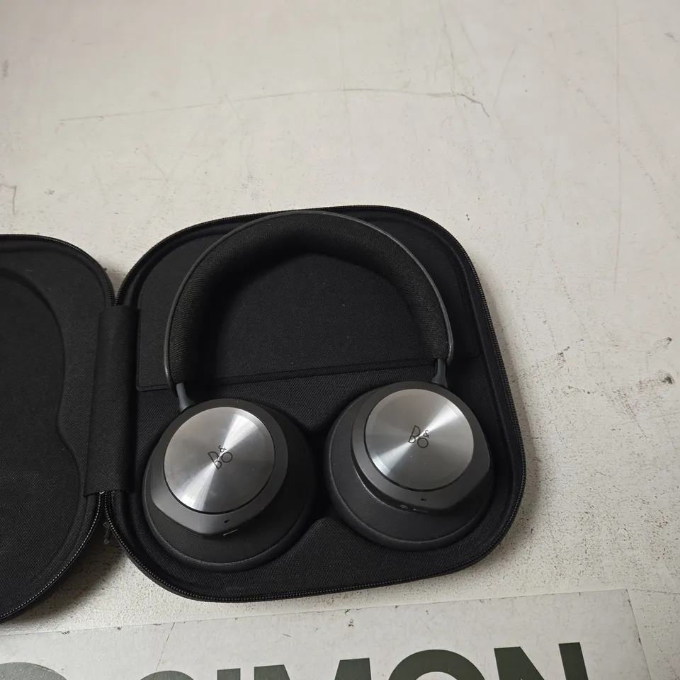 BANG & OLUFSEN OVER-EAR HEADPHONES – BLACK, CASE INCLUDED