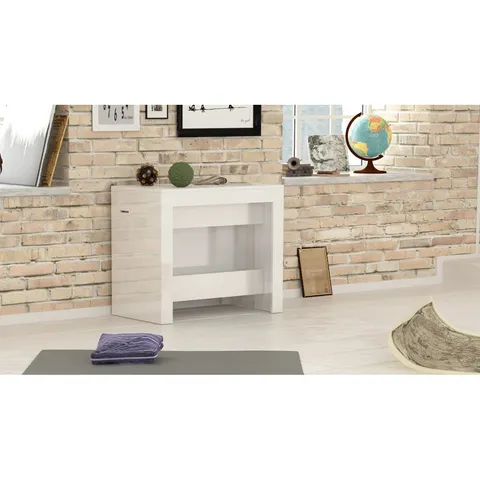 BOXED WHITTMAN EXTENDABLE DINING TABLE (2 BOXES)
