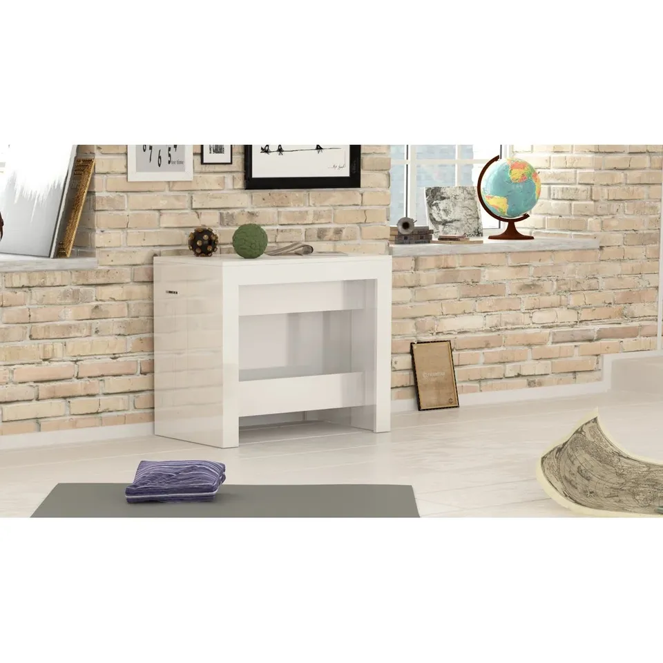 BOXED WHITTMAN EXTENDABLE DINING TABLE (2 BOXES)